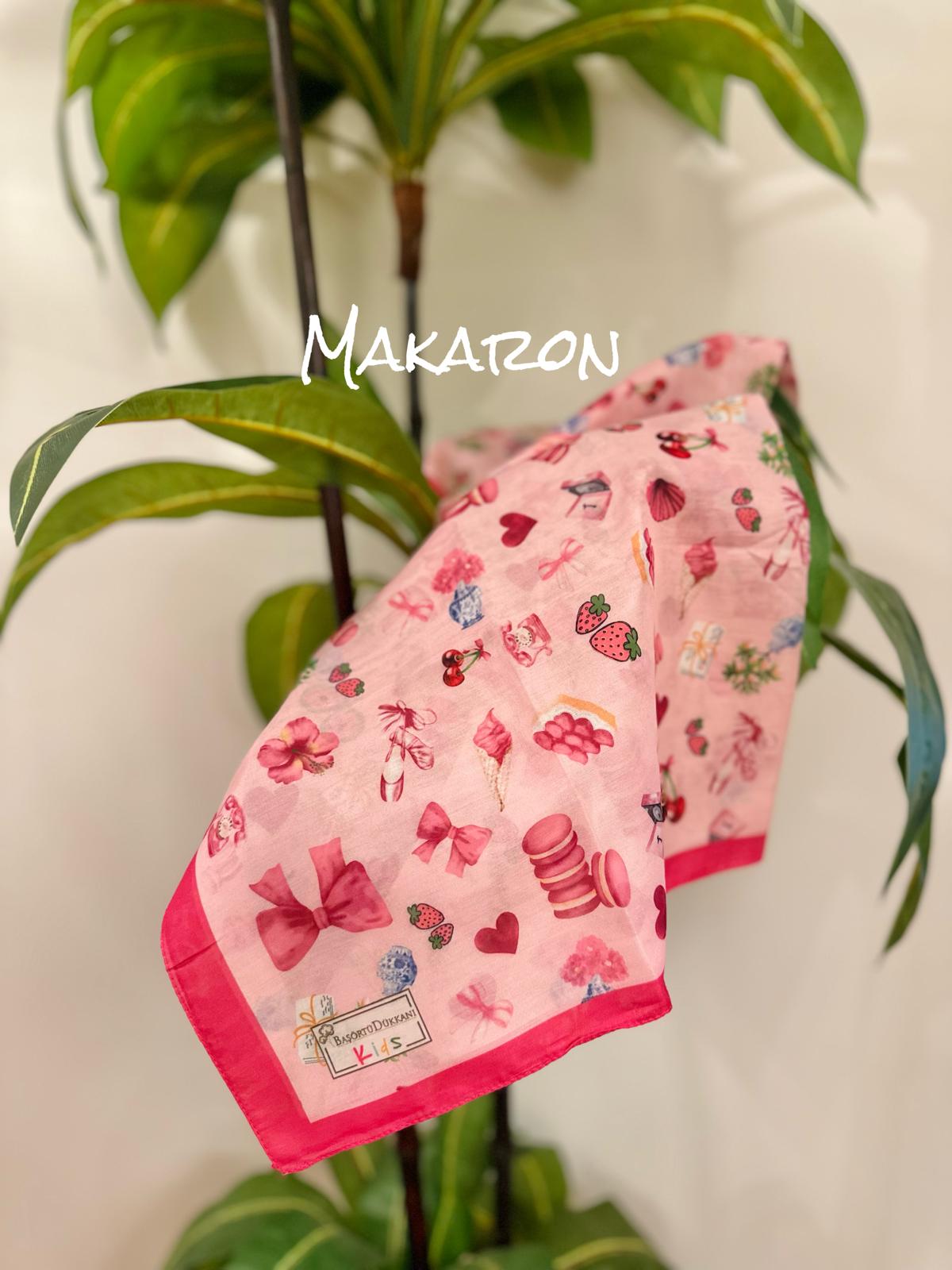 Kids Square Scarf - Macaron
