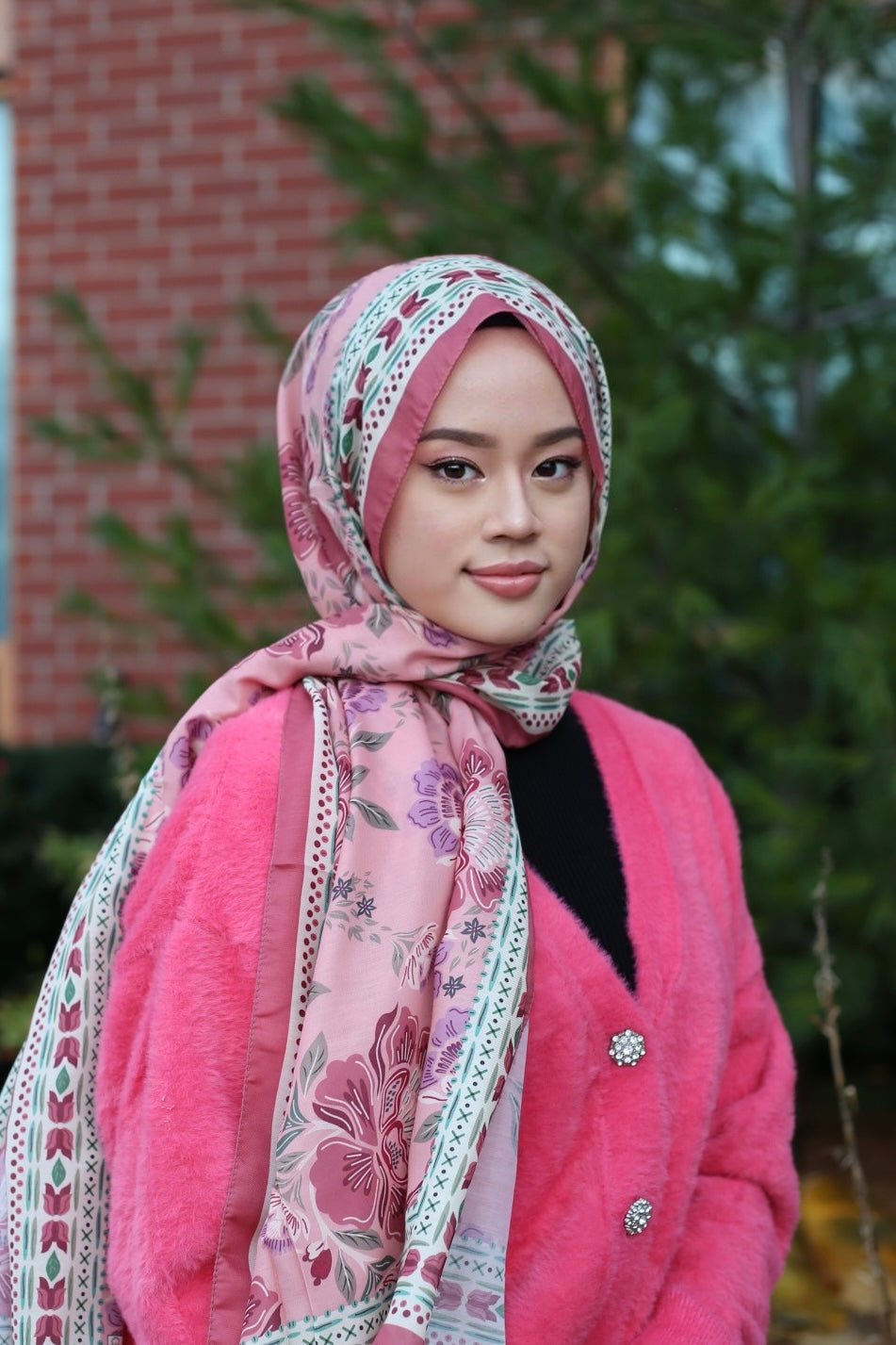 Vintage Hijab - Pink